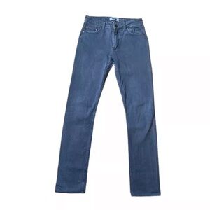 Acne Flex Zick Jeans Washed Gray Straight Leg‎ 28 Distressed Faded Black